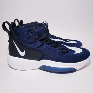 NIKE Zoom Rize Men's Sz 8.5 Navy Blue Basketball Sneakers  BQ 5468-402